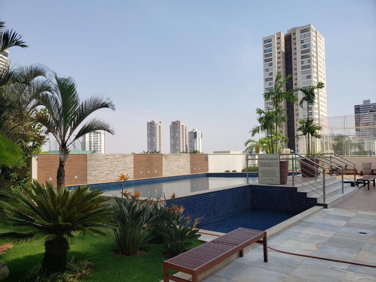 Moderno Flat Com Vista Para O Parque Vaca Brava Goiânia Exterior foto